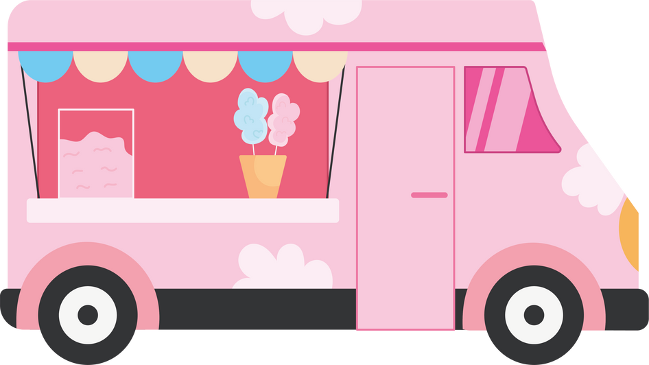 candy cotton food truck